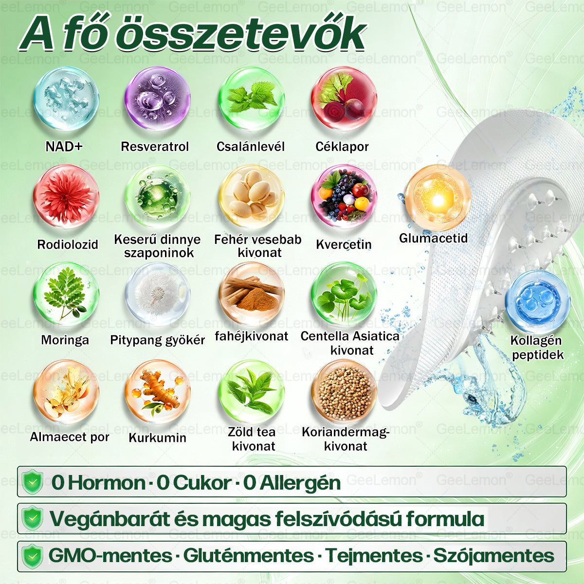 Gratulálunk! Ön lett a mai 500. vásárló. Különleges ajánlatként egy további Geelemon® terméket 50% kedvezménnyel vásárolhat meg!
