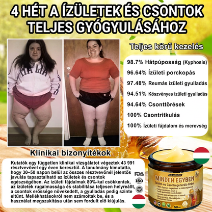 HU DR.HONOR® All-In-One Ízületi és Csontápoló Krém (Kifejezetten idősebb felnőttek számára)
