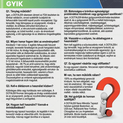 Gratulálunk! Ön lett a mai 500. vásárló. Különleges ajánlatként egy további DOTALE® terméket 50% kedvezménnyel vásárolhat meg!