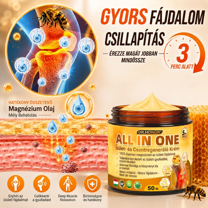 HU DR.HONOR® All-In-One Ízületi és Csontápoló Krém (Kifejezetten idősebb felnőttek számára)