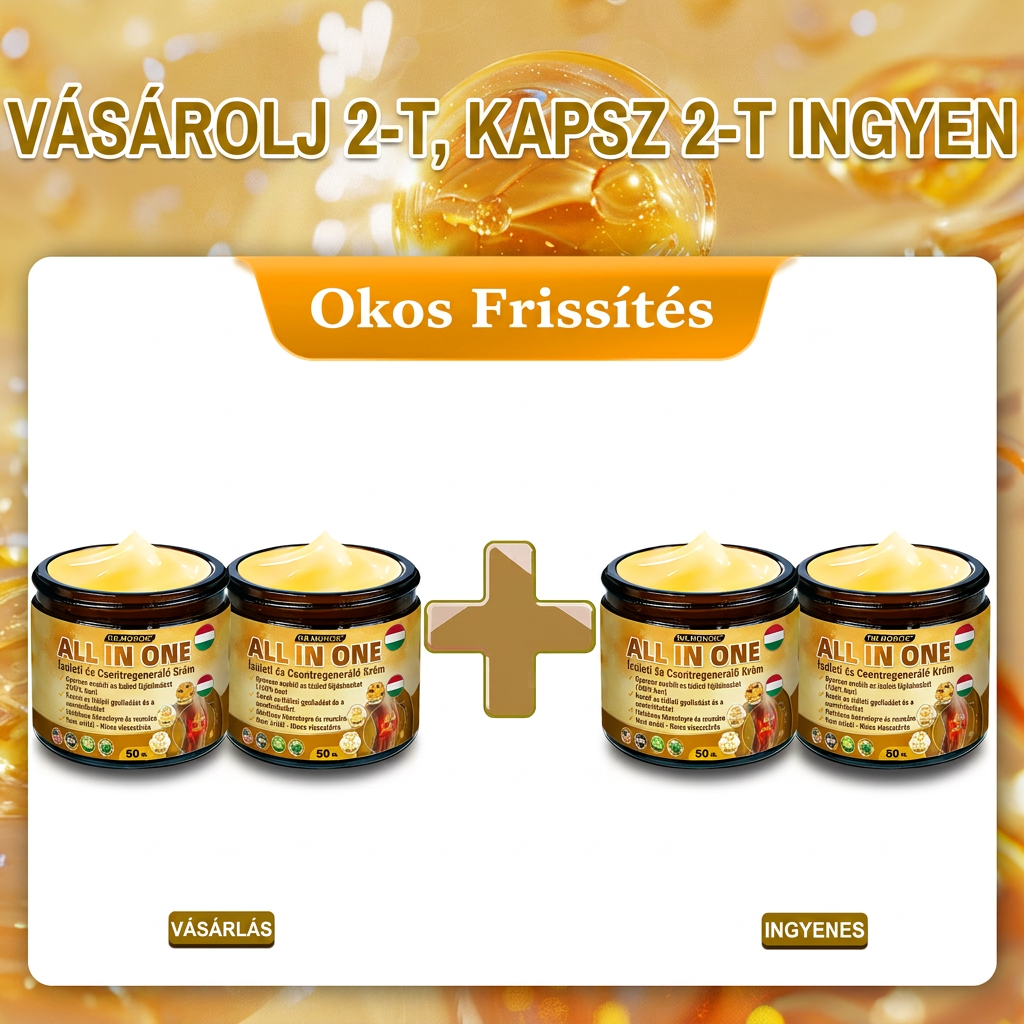 HU DR.HONOR® All-In-One Ízületi és Csontápoló Krém (Kifejezetten idősebb felnőttek számára)