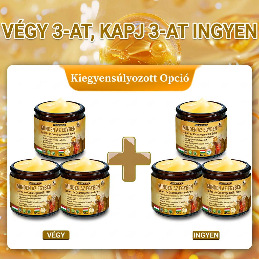 HU DR.HONOR® All-In-One Ízületi és Csontápoló Krém (Kifejezetten idősebb felnőttek számára)