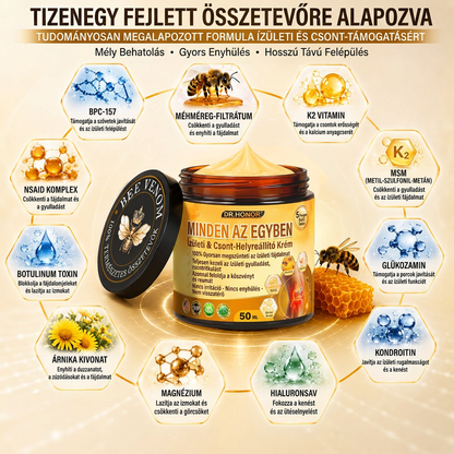 HU DR.HONOR® All-In-One Ízületi és Csontápoló Krém (Kifejezetten idősebb felnőttek számára)